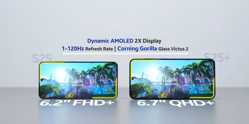 Samsung Galaxy S25 and S25+