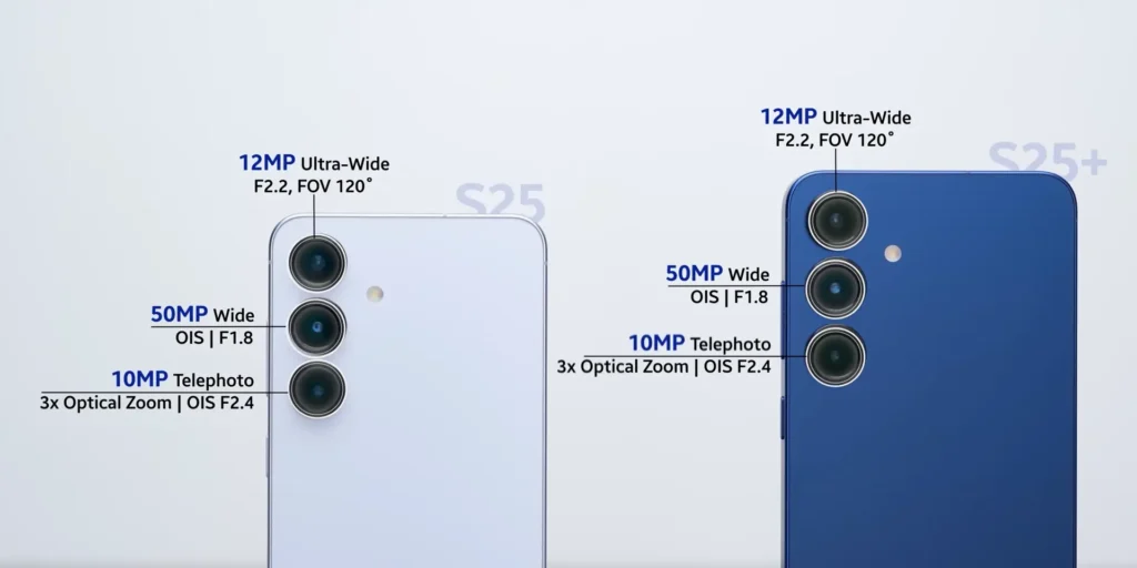 Samsung Galaxy S25 and S25+